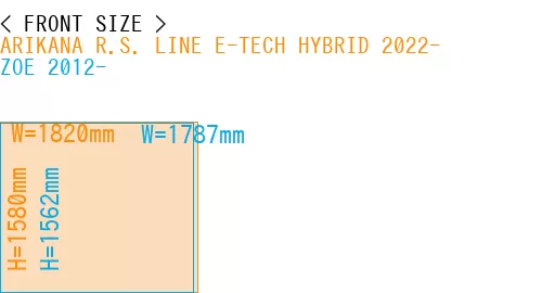 #ARIKANA R.S. LINE E-TECH HYBRID 2022- + ZOE 2012-